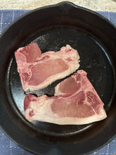Load image into Gallery viewer, Mangalitsa Bone In Pork Chops Thin cut-- 3/4 inch thick: 2 pack
